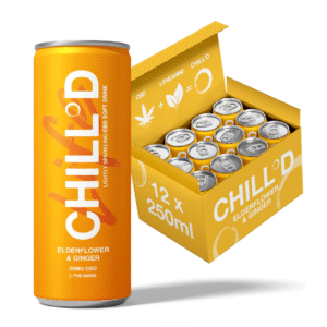CHILL°D Elderflower & Ginger CBD Drink 20mg UK