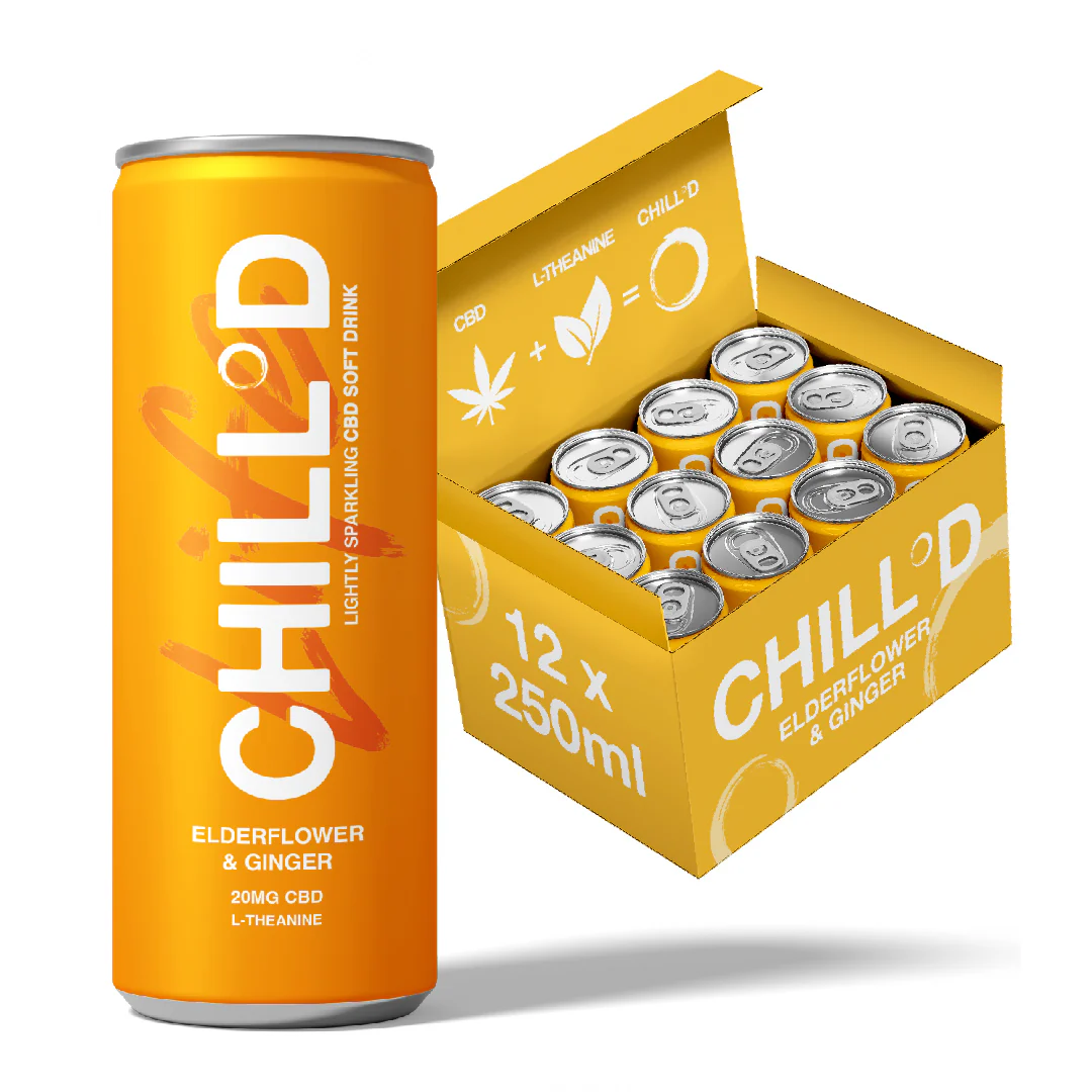 CHILL_D-Elderflower-Ginger-CBD-Drink CHILL°D Elderflower & Ginger CBD Drink 20mg UK